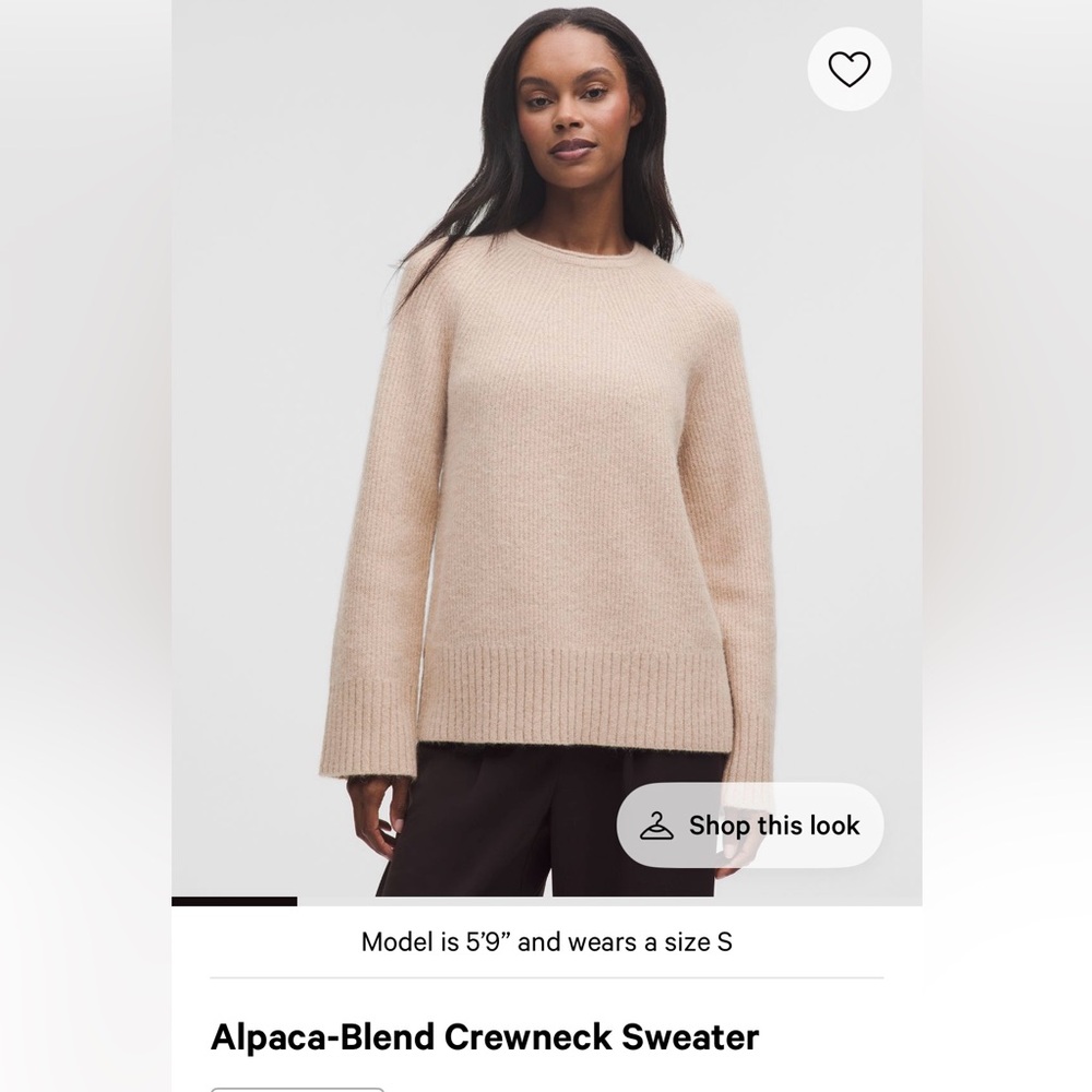 Alpaca blend sweater size S